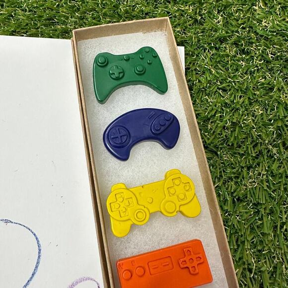 2/$24 Video Game Controllers Crayons (6) Kids Girls Boys Gender Neutral Gamer - Picture 5 of 11